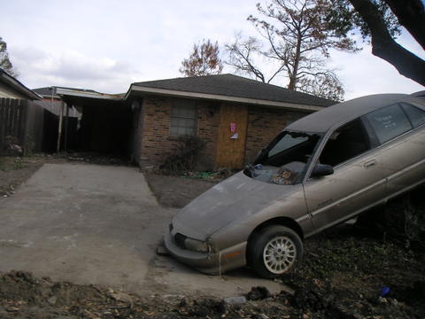 More Katrina damage.