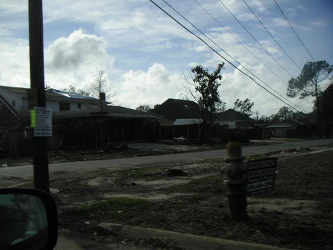 Another neighborhood decimated during Katrina.